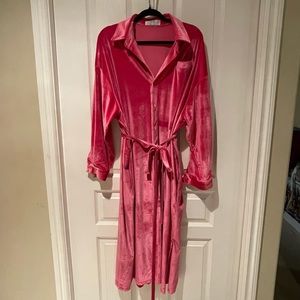 Red Sky Lee Maxi - Fuchsia Velour